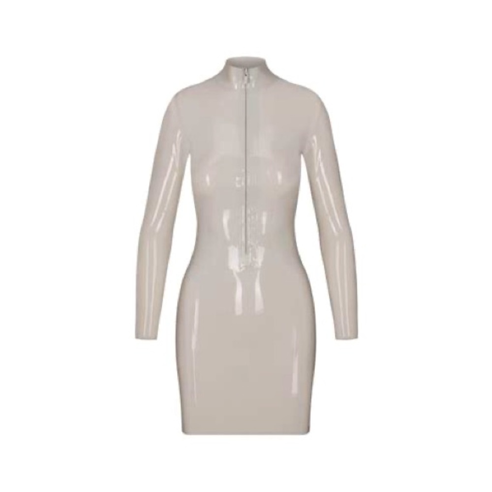 Skims cement 100% natural rubber latex dress
